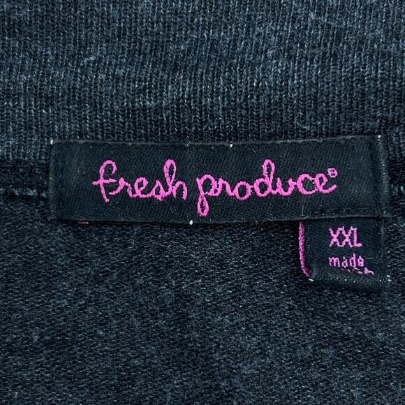 Fresh Produce Womens Size XXL Cardigan Sweater Open Peplum Grey Gray USA Made - Picture 12 of 15